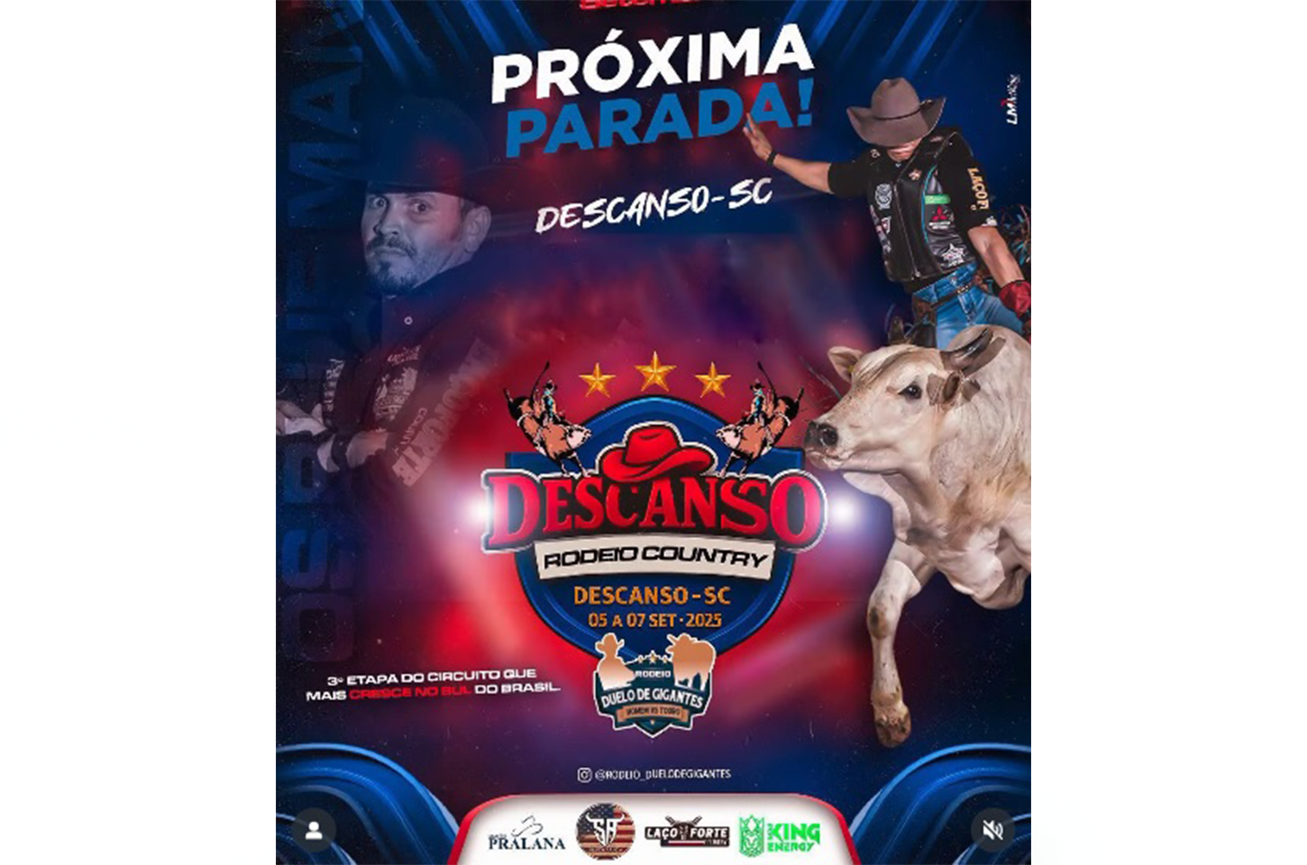 1º Rodeio Duelo de Gigantes em Descanso - SC