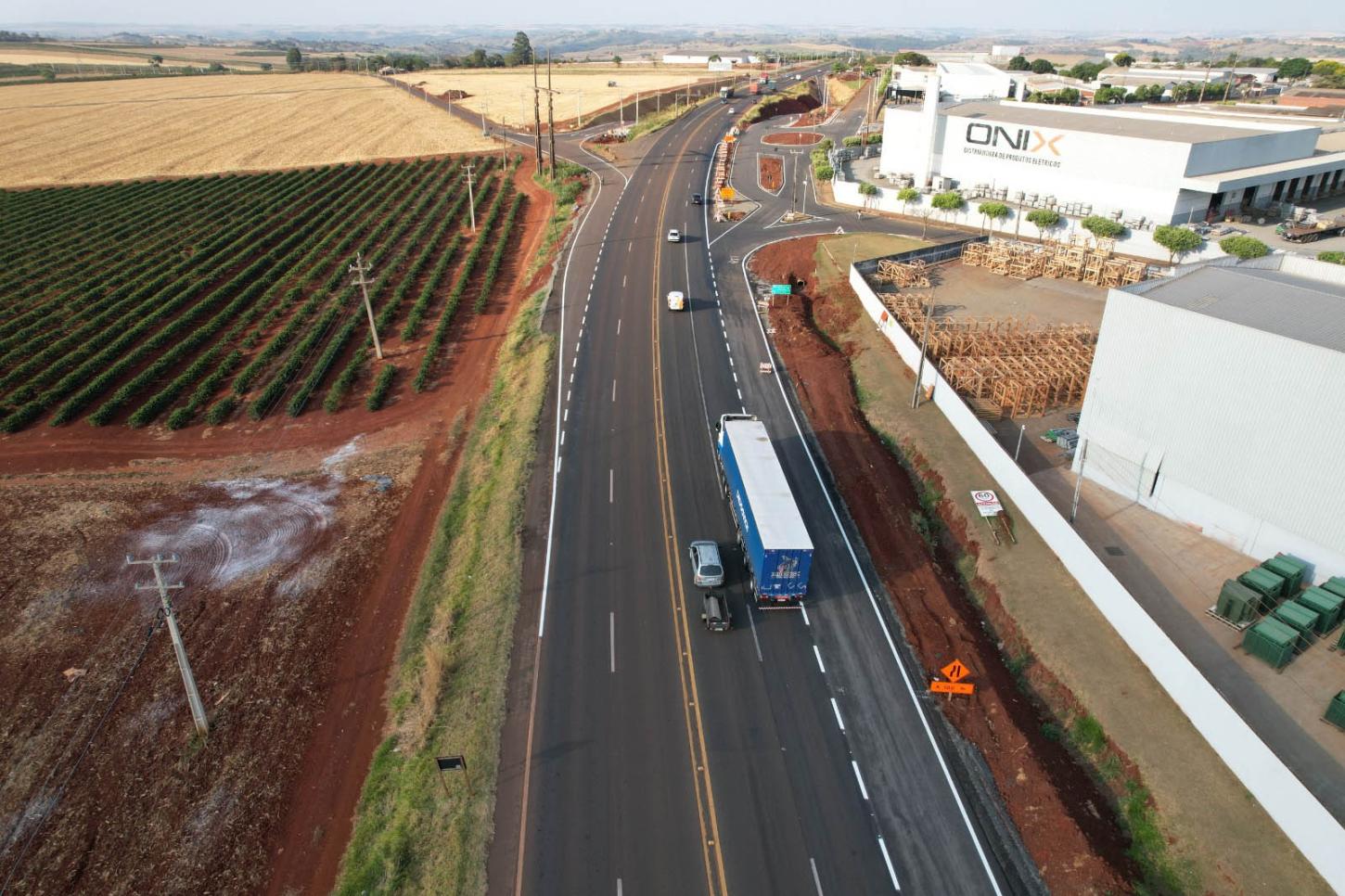 Mandaguari terá desvios de tráfego na PR-444 a partir desta quarta-feira